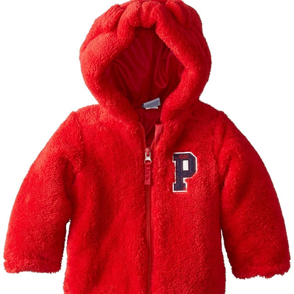 U.S. Polo Assn. Baby Faux Fur Jacket Sz 24 months
